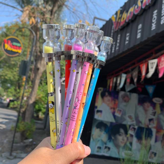Bolpen Pasir BT21 Pulpen Alat Tulis BTS