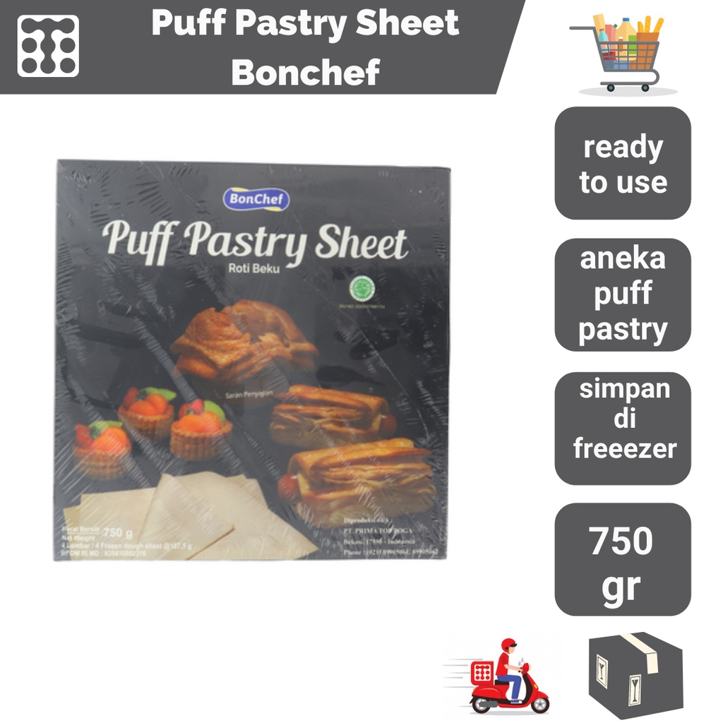 

Puff Pastry Sheet Bonchef 750Gr / Croffle / Croissant / Zuppa Soup