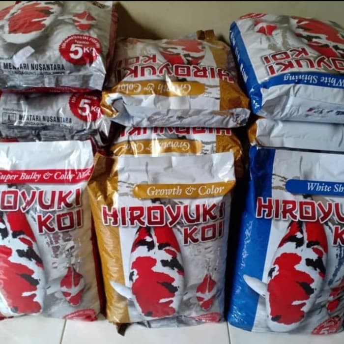 Pakan Ikan Koi Premium Hiroyuki 5kg Hi High Growth &amp; Color Colour 5 kg