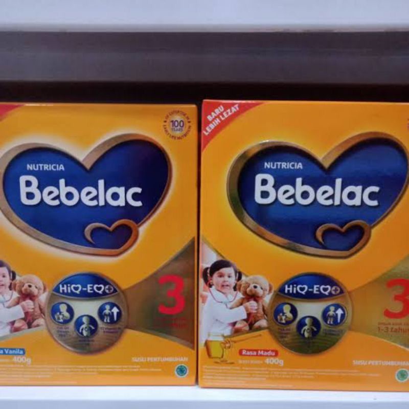 

Bebelac 3 Susu Pertumbuhan Fos & Gos Madu - Vanilla 400 gr