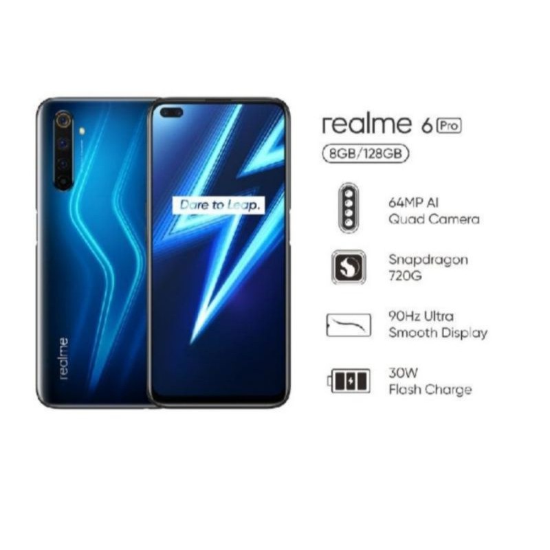 Realme 6 PRO 8/128 GB - Garansi Resmi Realme 1thn (8+128GB)