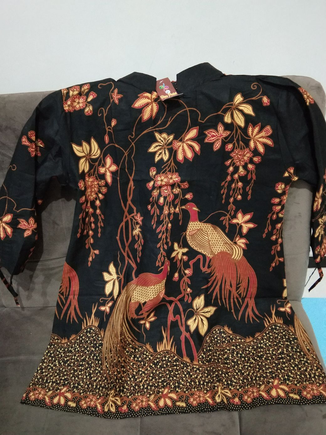 Batik Wanita Tunik Lengan Panjang S-m-l-xl-xxl-3l-4l-5l- Batik Dua Putri Collection