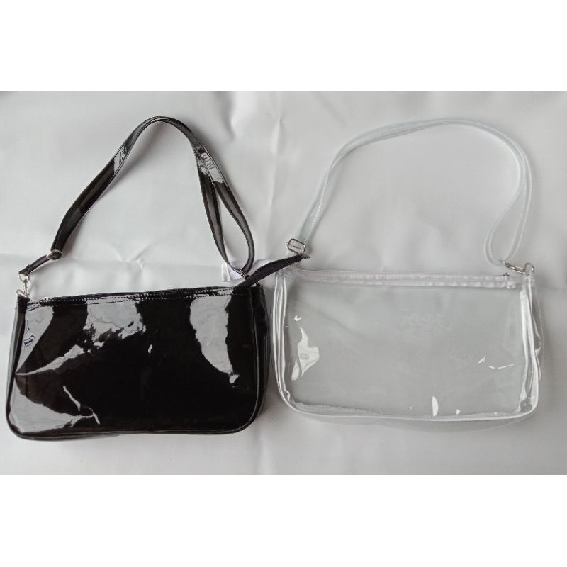 Tas transparan Katy Tas selempang transparan