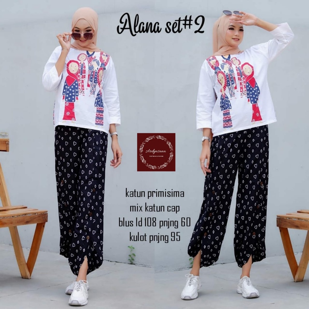 Alana set ori batik solo