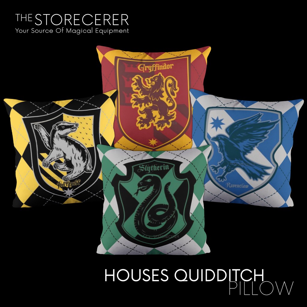 Bantal Kotak Houses Quidditch