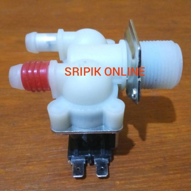 selenoid valve inlet valve double out 2 dua lubang out mesin cuci samsung