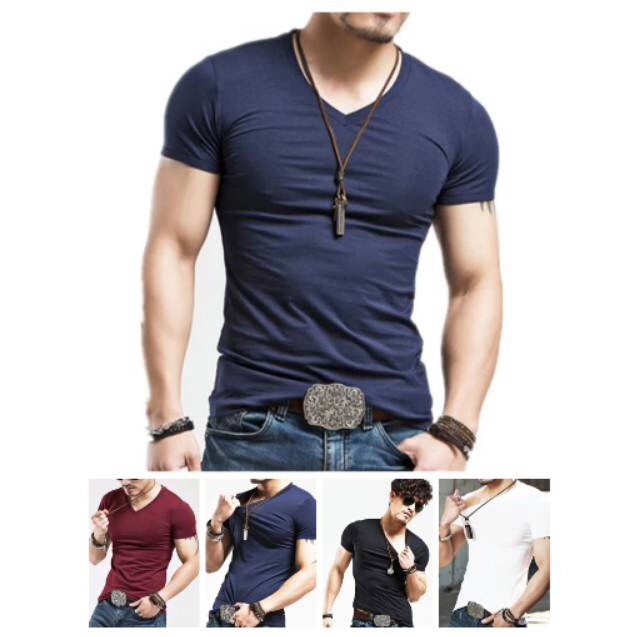 KAOS VNECK / VNECK PRIA / VNECK KEKINIAN / KAOS POLOS PRIA / VNECK POLOS