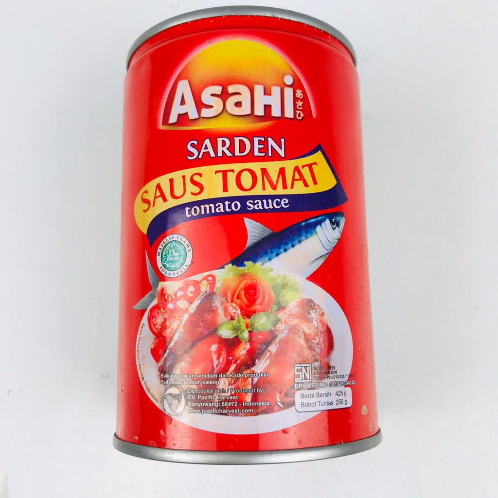 ASAHI SARDEN SAUS TOMAT 425g / IKAN KALENG