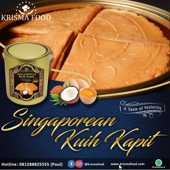 

Singaporean Kuih Kapit (Kue Semprong Original) | Krisma Food