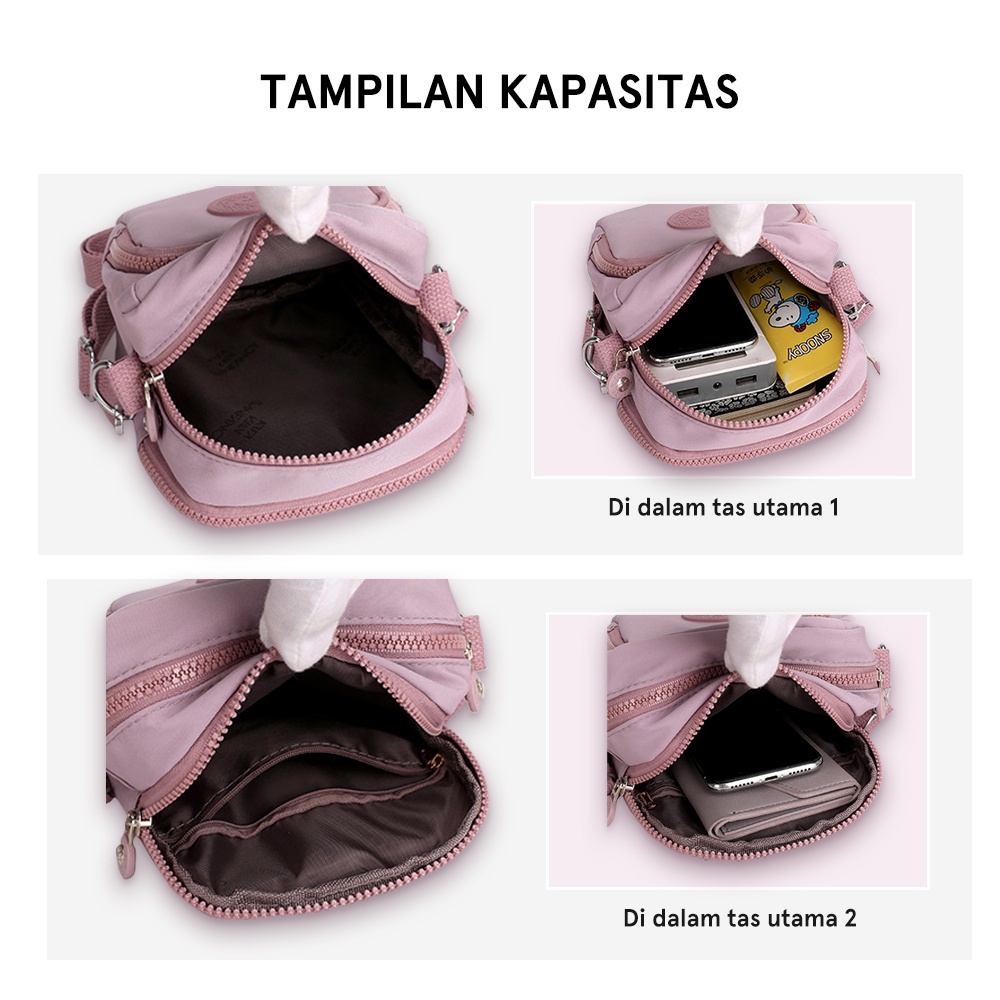 Hathin muii murah sling bag mini  Tas Selempang Wanita phone bag Wanita Hand Bag paket fanny waist bag Wanita sling bag remaja kekinian 2022 tas selempang