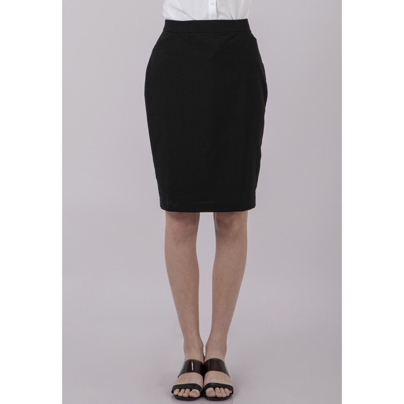 The Executive Basic Skirt Black