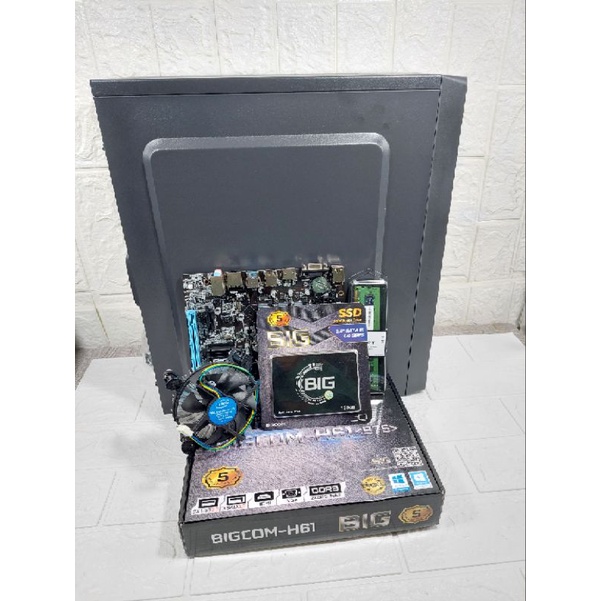 Paket Cpu Core i3 Gen 3 Murah ( Mobo H61 / Proc i3 3220 / Ram ( 4Gb / 8Gb ) / Ssd 128Gb )