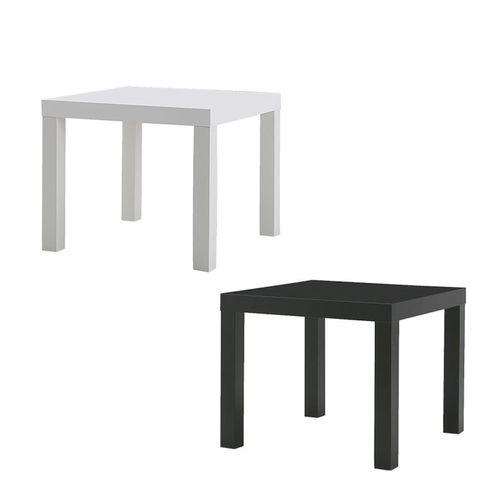 IKEA LACK   meja kecil   meja sudut   meja samping   meja minimalis   Hitam