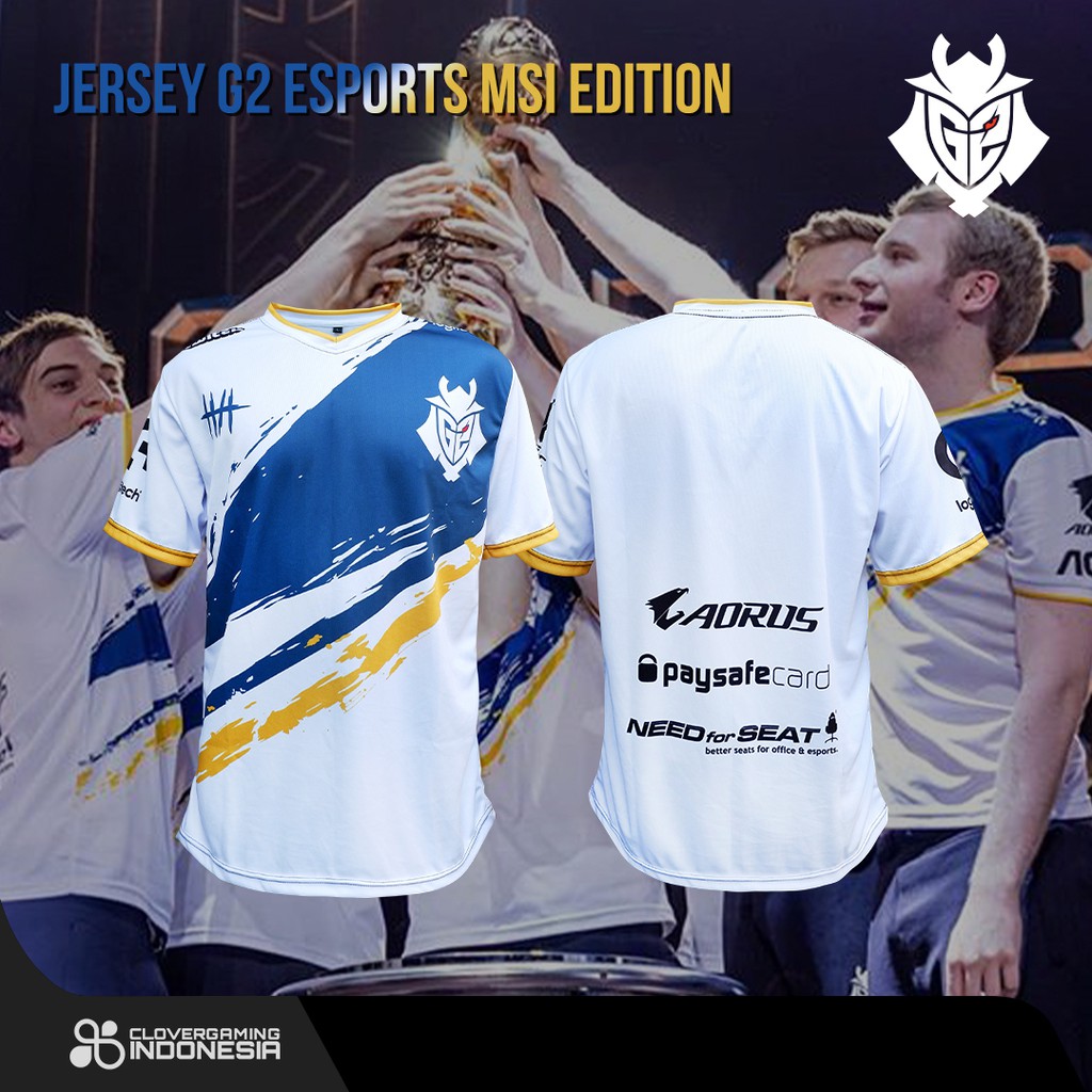 Jersey G2 Esports MSI Edition - Baju Kaos Gaming Esports