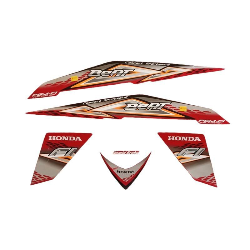 striping beat fi 2014 merah