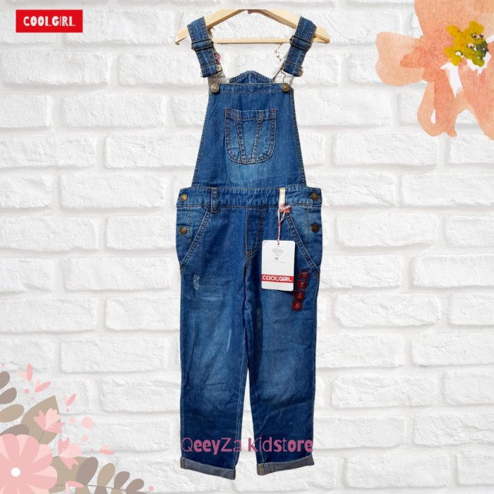 Overall Jeans Anak Perempuan Cool Girl - 4