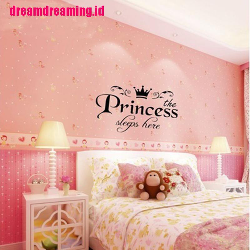 (dreamdreaming.id) Stiker Dinding diy Bisa Dilepas Bahan vinyl Untuk Kamar Tidur / Asrama