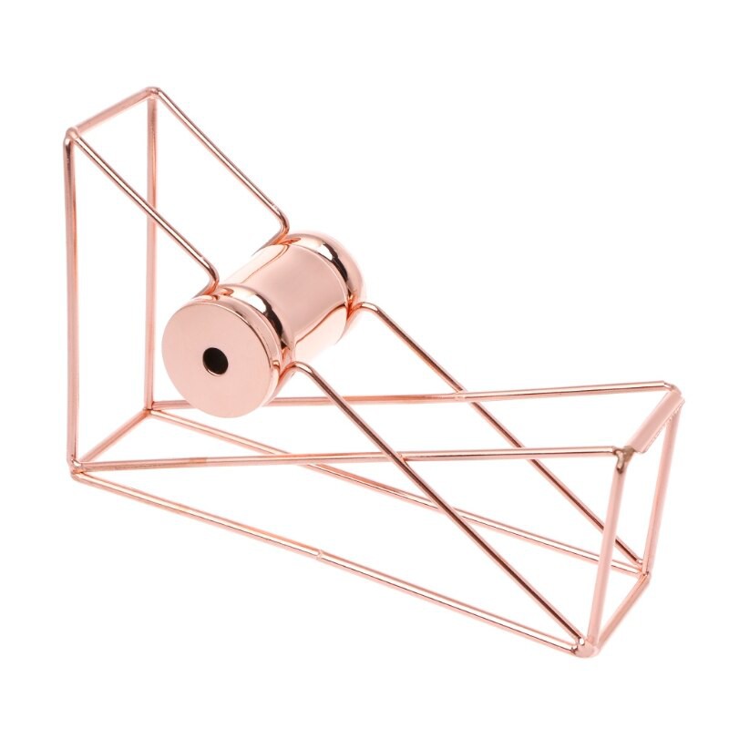 

Free Ongkir ya Rose Gold Hollow Tape Cutter Washi Storage Organizer Stationery Office Supplies 19QA
