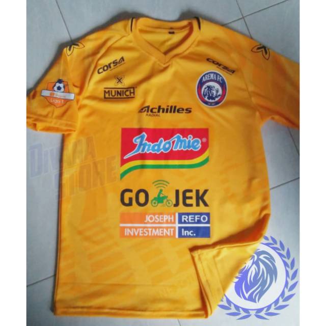 Jersey Arema Fc Away Gold