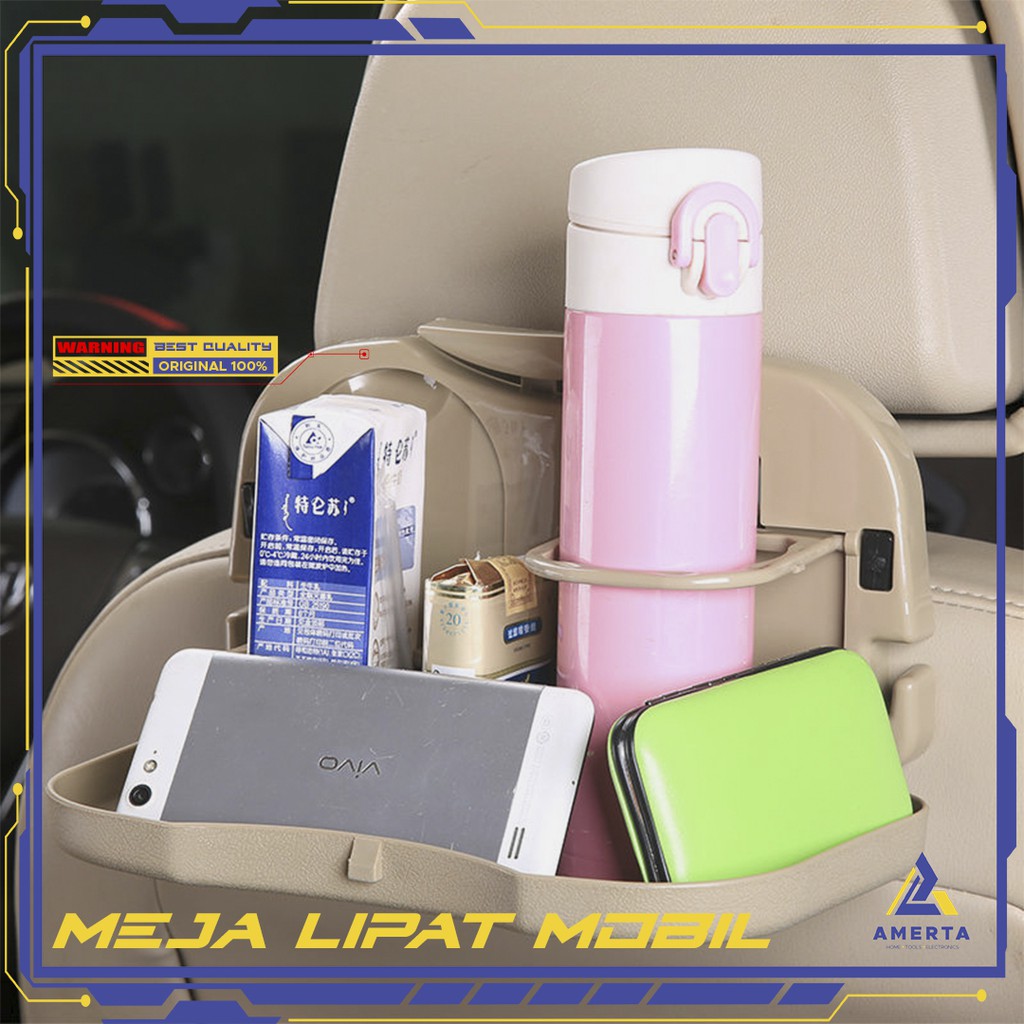 Car Multifunction Foldable Seat Back Meal Table / Meja Lipat Mobil