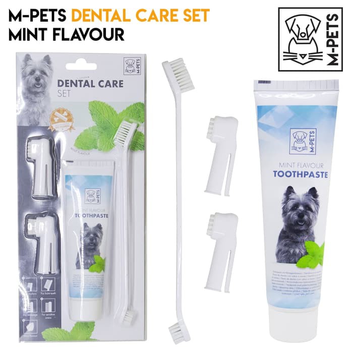 MPETS Dental Care Set Dog Cat Pasta Gigi Odol Anjing Kucing M-PETS