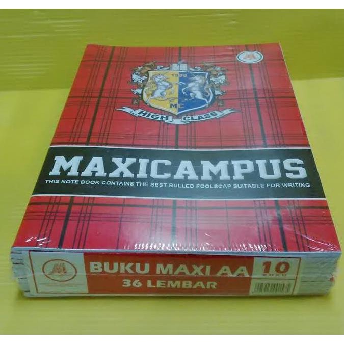 

BARU Buku Tulis Maxi Campus AA 36