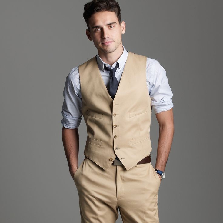 SETELAN VEST / ROMPI FORMAL PRIA SLIMFIT WARNA MILO 2IN1 BAHAN HIGH TWIST ORIGINAL NIKAYU