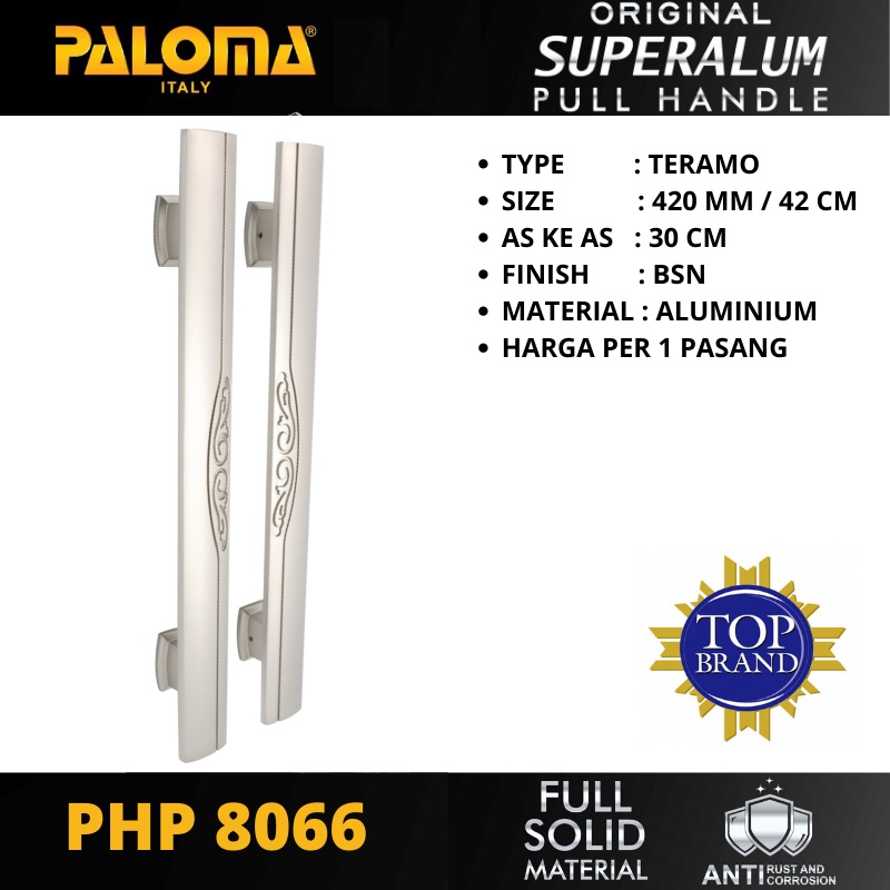 TARIKAN GAGANG HANDLE PINTU PALOMA TERAMO 420MM PHP 8066