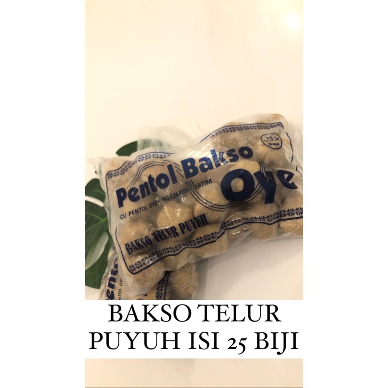 

Pentol Bakso Telur Puyuh Oye (25 Biji)