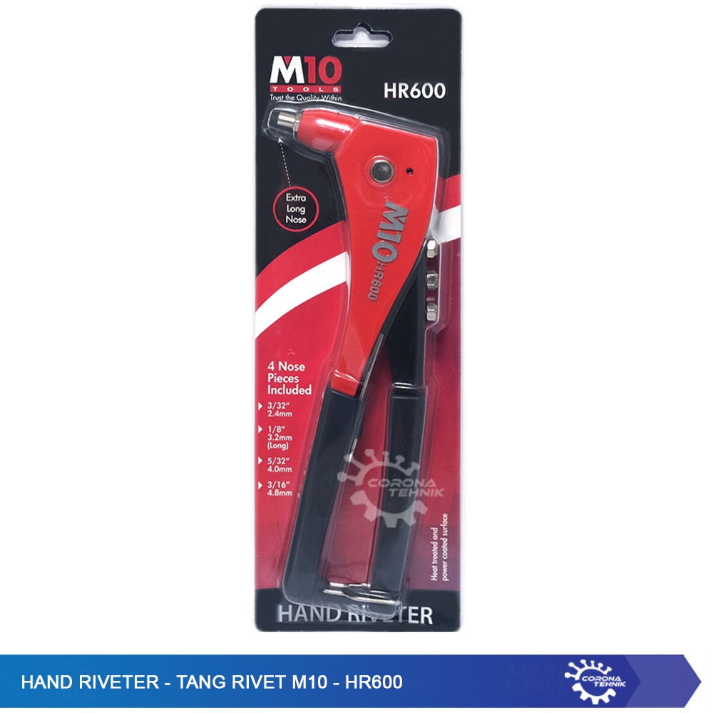 Hand Riveter - Tang Rivet M10 - HR600