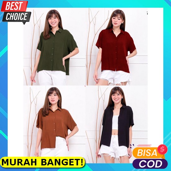 [Zanzea Bekasi] Blouse Wanita Import Casual Motif Bordir/Atasan Wanita Jumbo S-5Xl Terbaru Korean Pa
