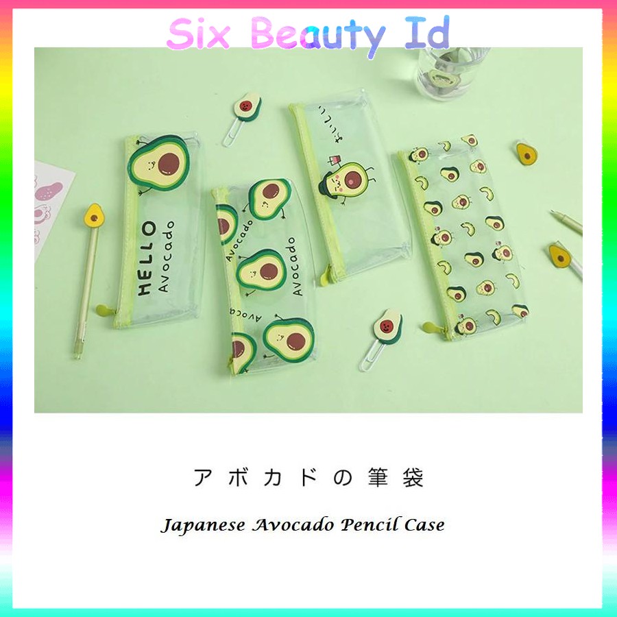 

Unik TP0070 Tempat Pensil Japanese PVC Avocado / Tempat Kosmetik