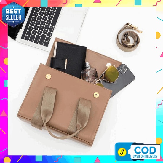 Tas Selempang Tenteng Jinjing Sling Hand Top Handle Bag Wanita Cewek Guru Kerja Kondangan Mini Simpl
