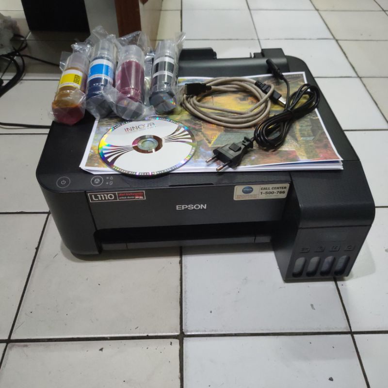 printer Epson l1110 print only siap pakai