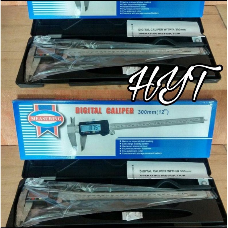 Sigmat Digital 0 -300 mm Digital Caliper 12 Inch Stainless Hardened