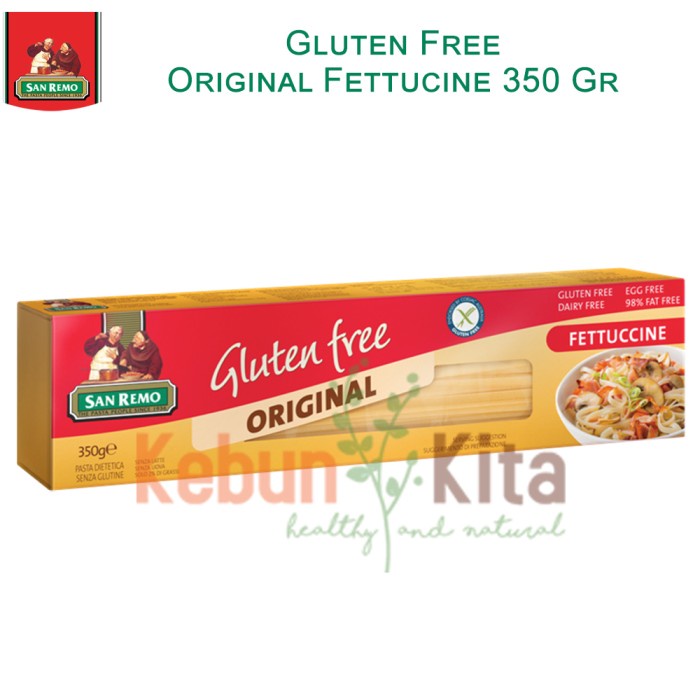 

pasta-aneka- san remo gluten free original fettuccine 350gr -aneka-pasta.