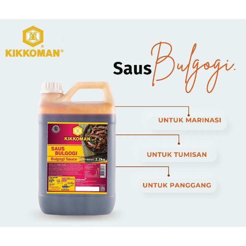 KIKKOMAN Bulgogi Sauce 5,7 Kg Halal