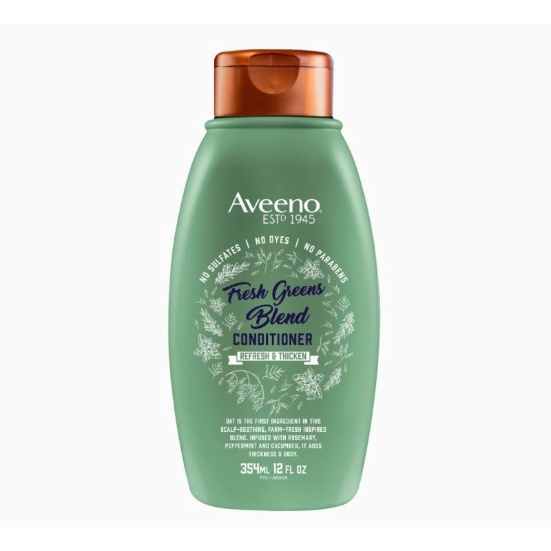 Aveeno Fresh Greens Blend Shampoo / Conditioner 354 ML