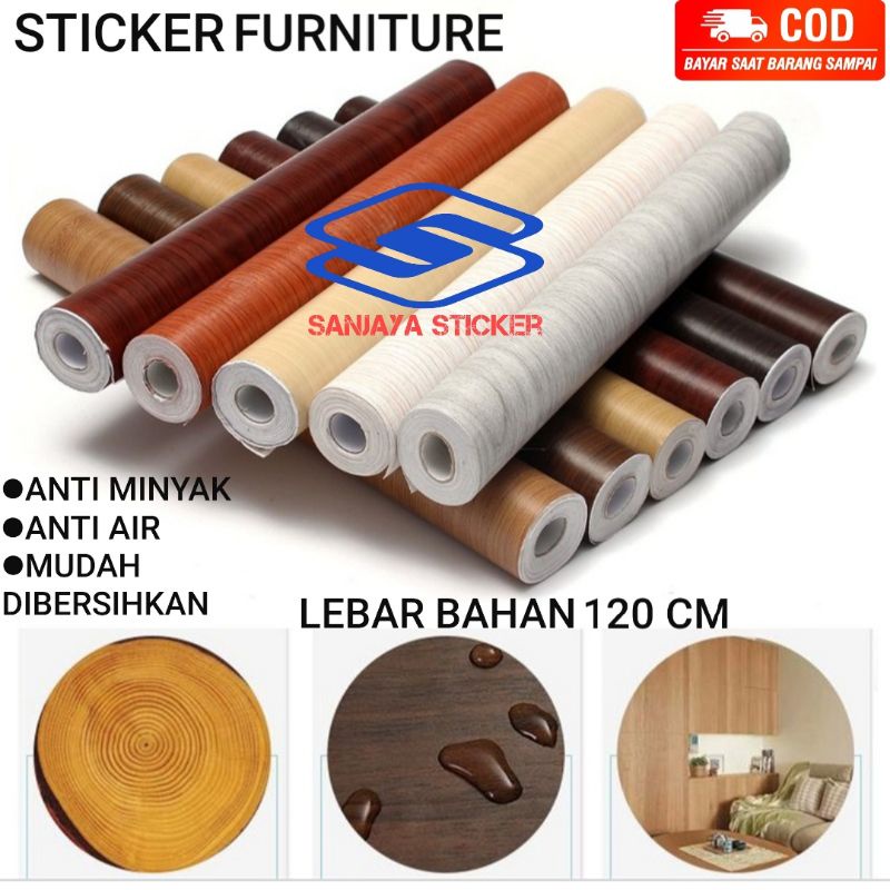 Jual Wall Sticker Motif Serat Kayu Stiker Motif Serat Kayu Sticker Kayu Poperty Lemari Kulkas 3757