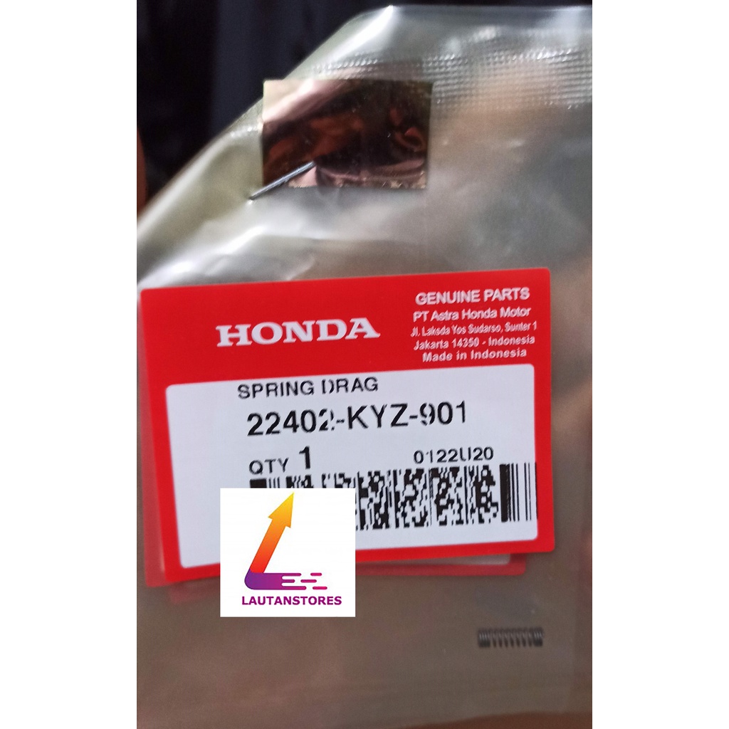22402-KYZ-901 Spring Drag Per Kampas Kopling Blade Supra X 125 Helm in Fi 1pc