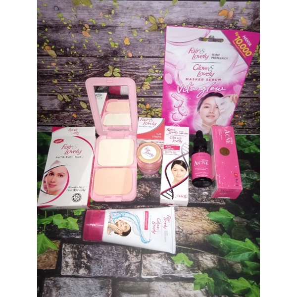 PAKET LENGKAP GLOWING 6IN1 FAIR AND LOVELY ORIGINAL BPOM