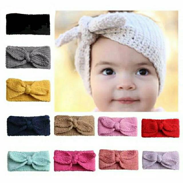Bandana Rajut Bayi & Anak Perempuan
