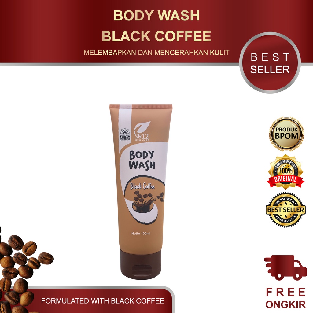 BODY WASH COFFEE SR12 100ML / BODY WASH COFFEE / BODY WASH SR12 / BODY WASH / SABUN MANDI