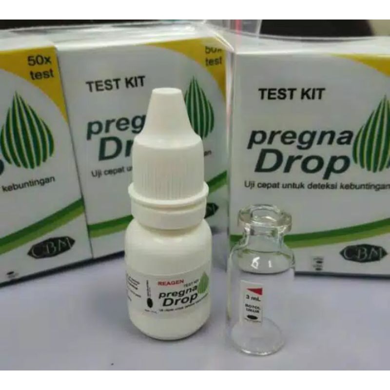 PREGNA DROP TestPack Kebuntingan  Hewan Ternak Sapi Kambing Kuda Babi