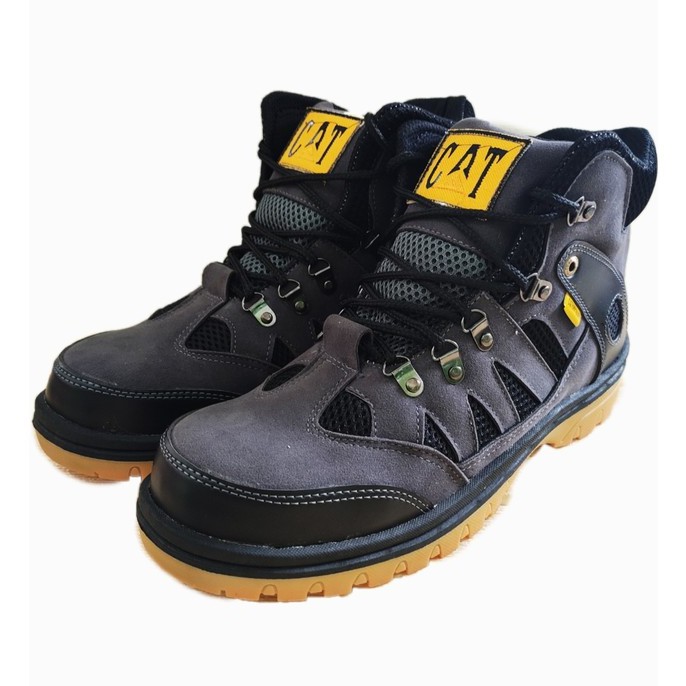 SEPATU SAFETY BOOTS CATERPILLAR UJUNG BESI