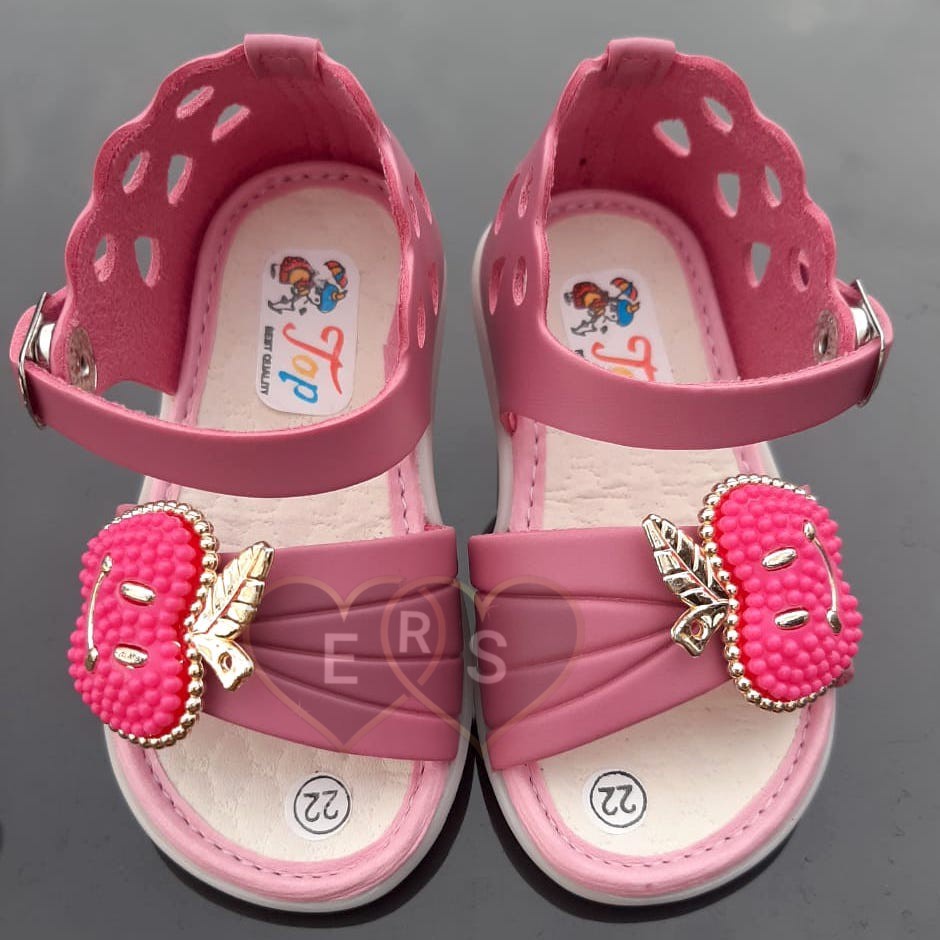 TOKOERS SDP03 Sandal Anak Perempuan Umur 1 - 3 tahun - Motif APEL