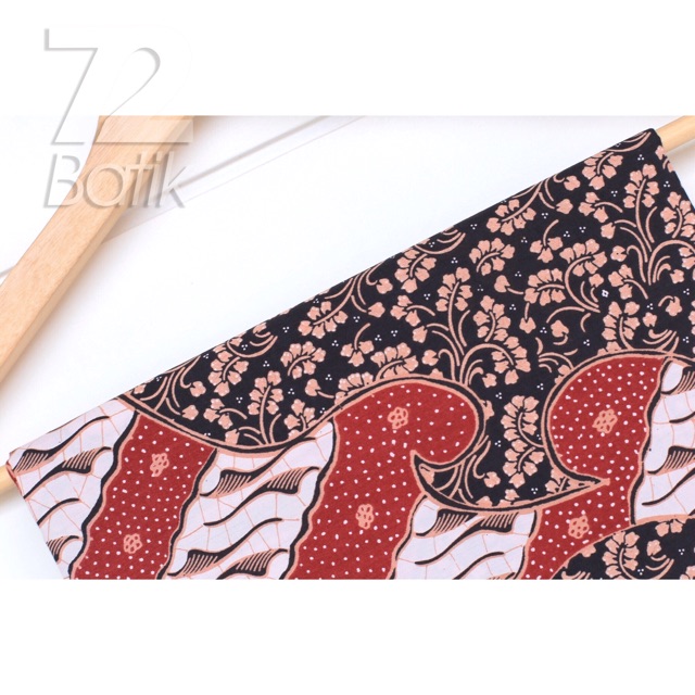 KAIN BATIK PREMIUM Bahan Katun Motif Pola Atasan Warna Coklat Hitam 727770 Cap 72 Jarik Jarit Samping Kebat Panjang Batik Katun Modern Premium Bahan Seragam Batik Pernikahan Kantor Keluarga Murah Kamen Jadi Batik Bali Lembaran