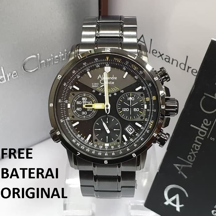 ALEXANDRE CHIRSTIE AC 6394 AC6394 PRIA FULL BLACK ORIGINAL