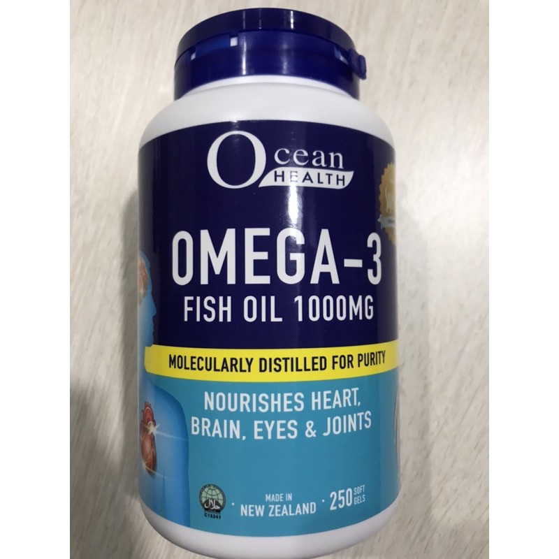 Ocean Health Fish Oil 1000mg Omega 3 isi 250 softgels