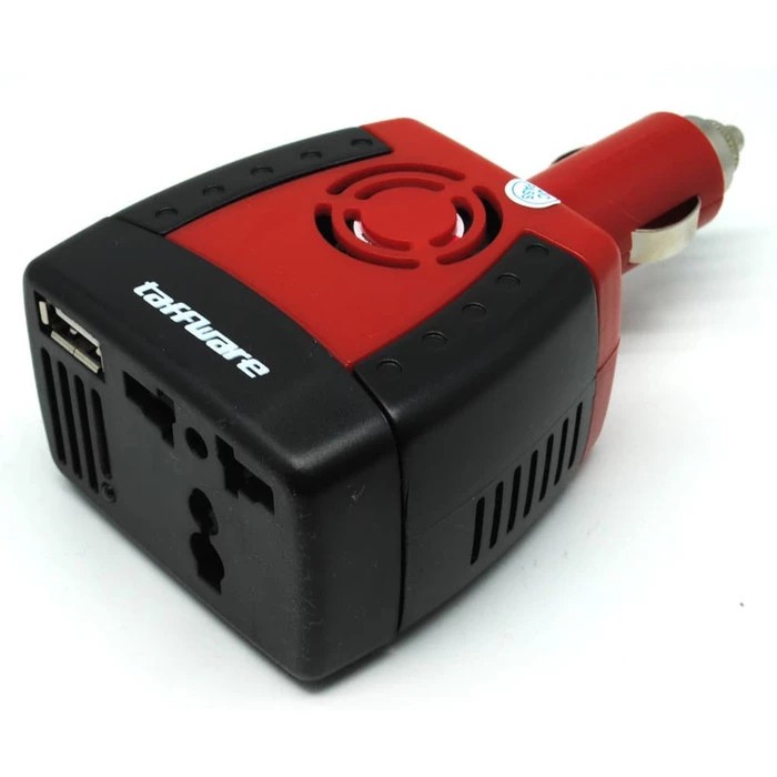 Inverter Mobil 150W 220V AC EU Plug USB Charger 0.5A